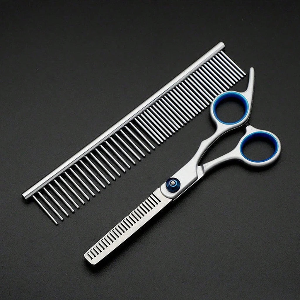 Shuyu Professional Pet Grooming Scissors Kit With Comb