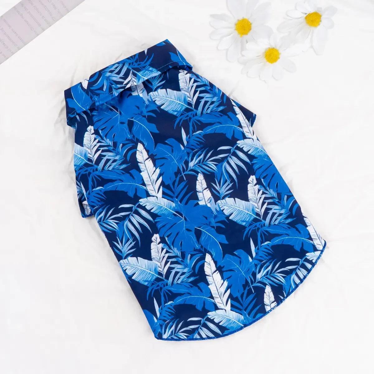 Hawaiian Tropical Pet Shirt for Dogs and Cats Vacation Wear