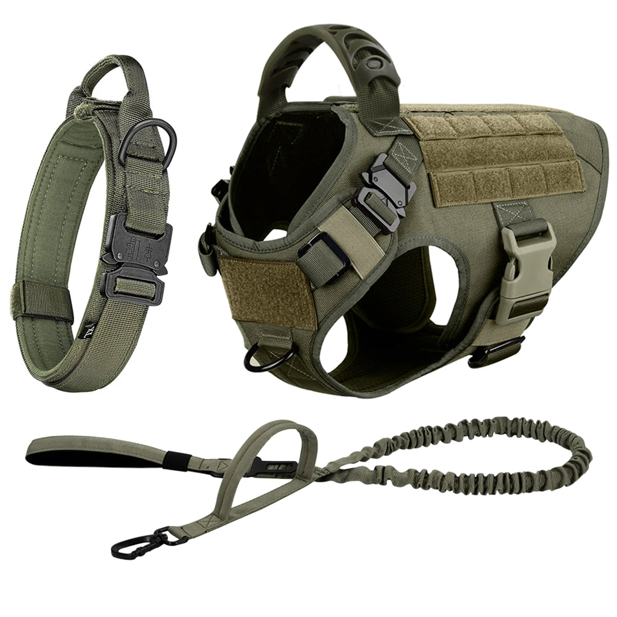 Nylon Dog Harness And Leash Set For Medium Large Dogs