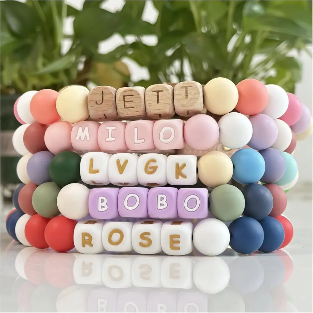 Personalized Beaded Dog Collar With Buckle Name ID