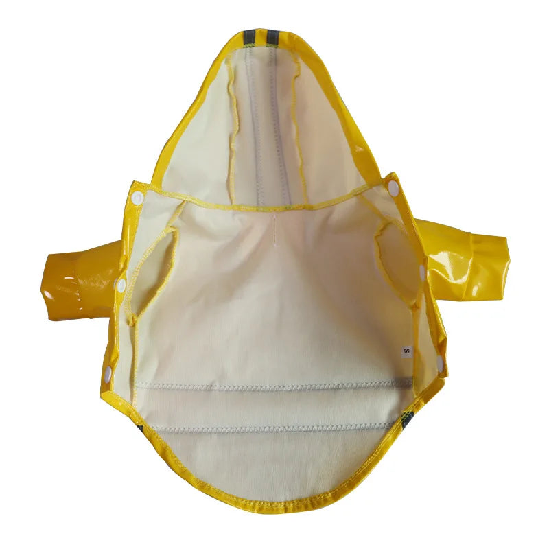 Waterproof Dog Raincoat With Hood Reflective Outdoor Pet Jacket